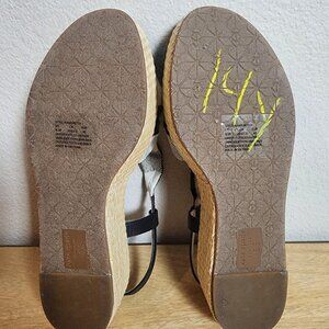 Melissa Bow Jelly Flip Flop Sandals Womens Size 9 Blush Pink Gold Glitter Thong